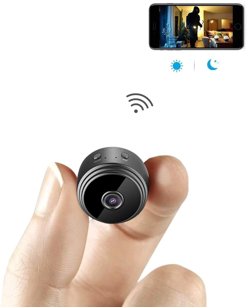 Mini Wireless HD WiFi Camera with Motion Detection & Remote Surveillance"